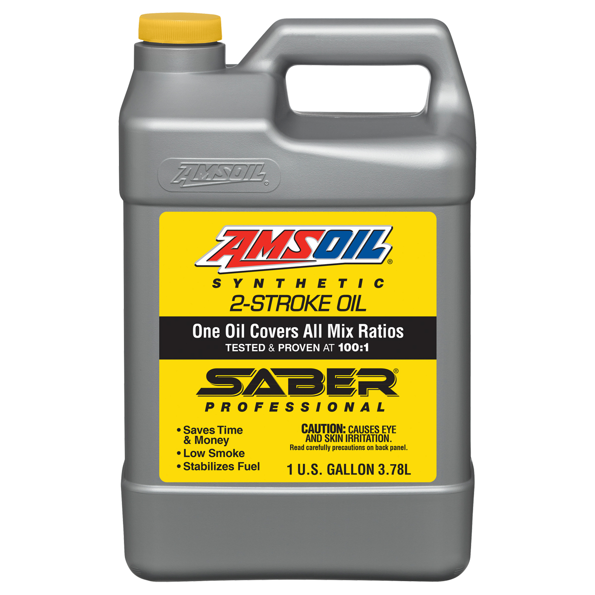 AMSOIL SABER® Professional 100% Synthetic 2-Stroke Oil - 1 Gallon Jug