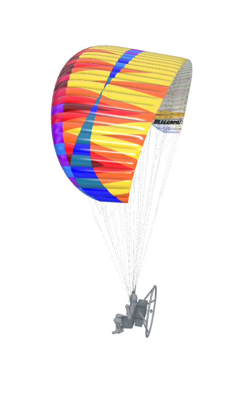 Blizzard Paraglider Sand color