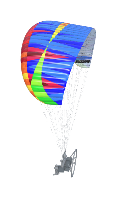 Blizzard Paraglider Snow color